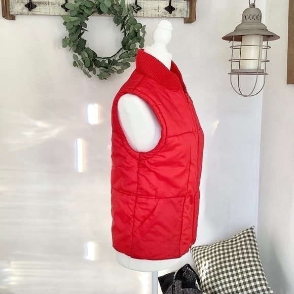 Brookes brothers red puffer vest size large - Picture 2 of 8